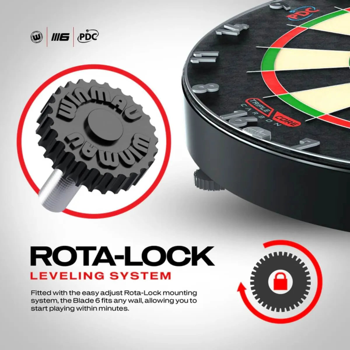 Winmau Blade 6 Triple Core Professional Level Dartboard