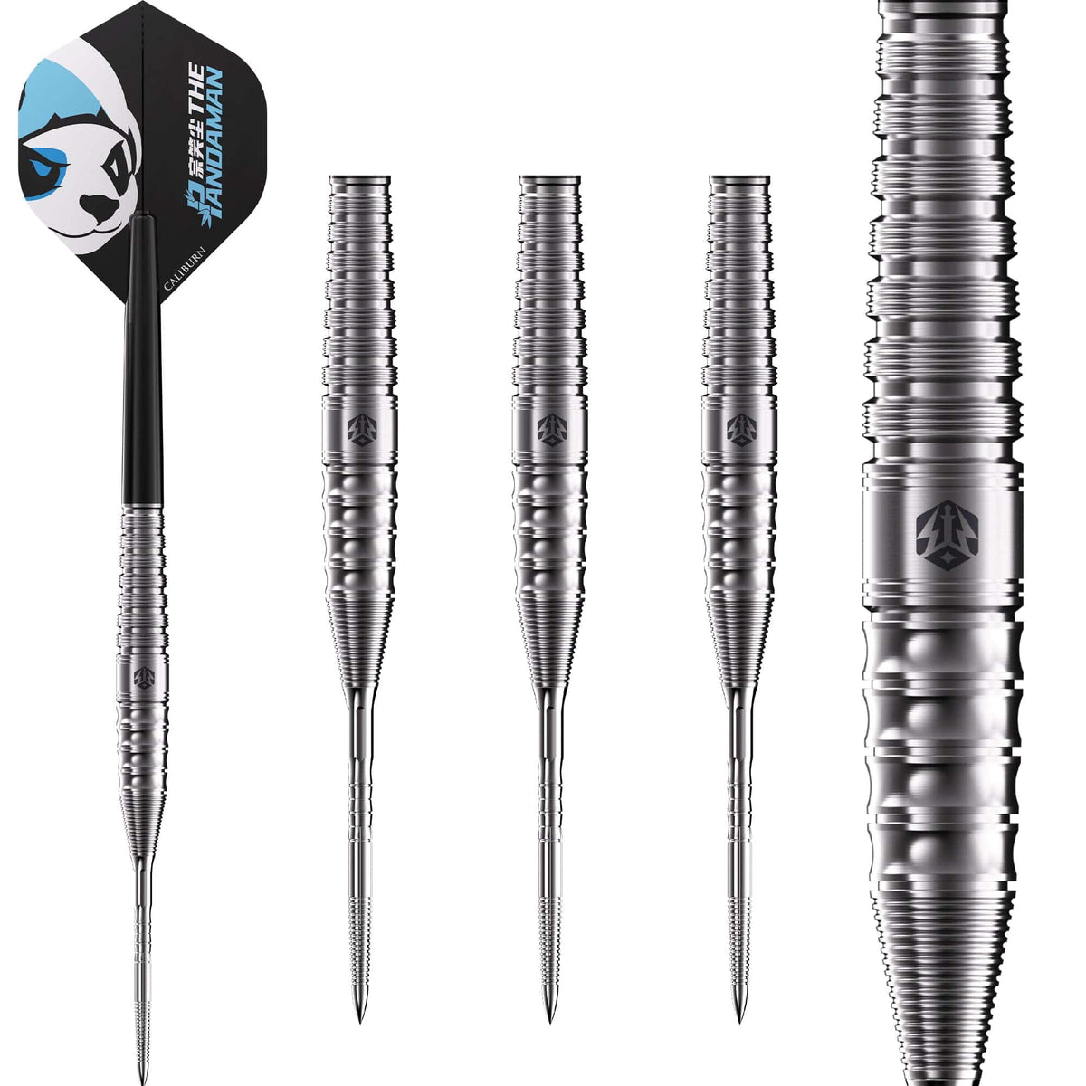 Caliburn Player Darts - Steel Tip - 90% Tungsten - The Pandaman - Essential -