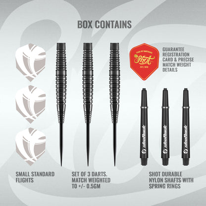 Zen Satori 90% Tungsten Steel Tip Darts By Shot