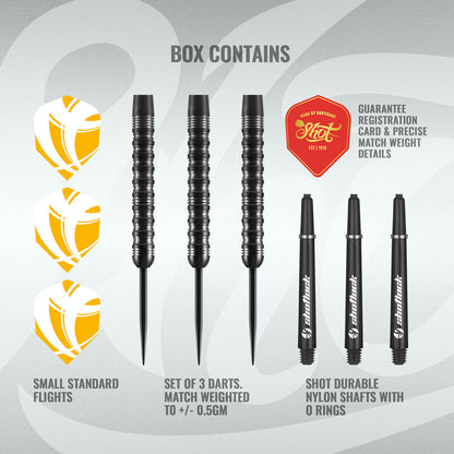 Zen Tanto 90% Tungsten Steel Tip Darts By Shot