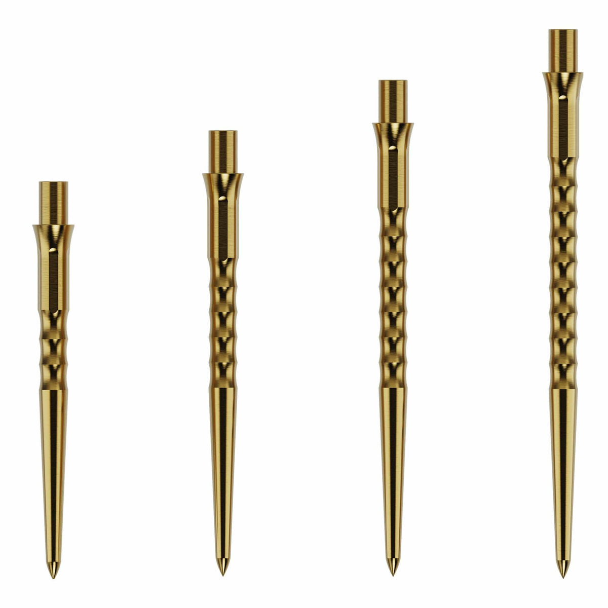 Caliburn Replaceable Dart Points - Ripple - No Lip - Gold - 32Mm