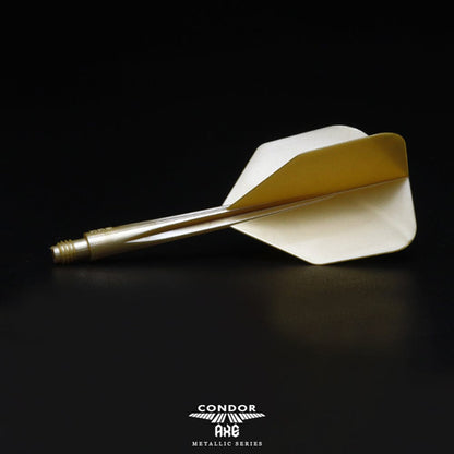 Condor Axe Metallic Dart Flights - Small - Champagne Gold Small - Small