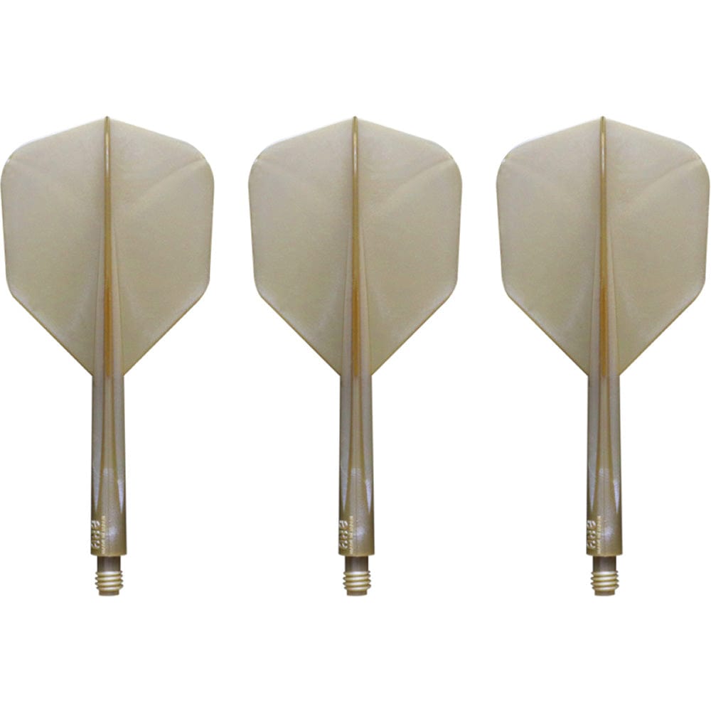 Condor Axe Metallic Dart Flights - Small - Champagne Gold Std L
