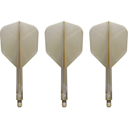 Condor Axe Metallic Dart Flights - Small - Champagne Gold Std L