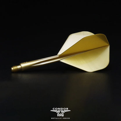 Condor Axe Metallic Dart Flights - Standard - Gold