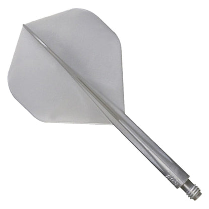 Condor Axe Metallic Dart Flights - Standard - Pearl Silver