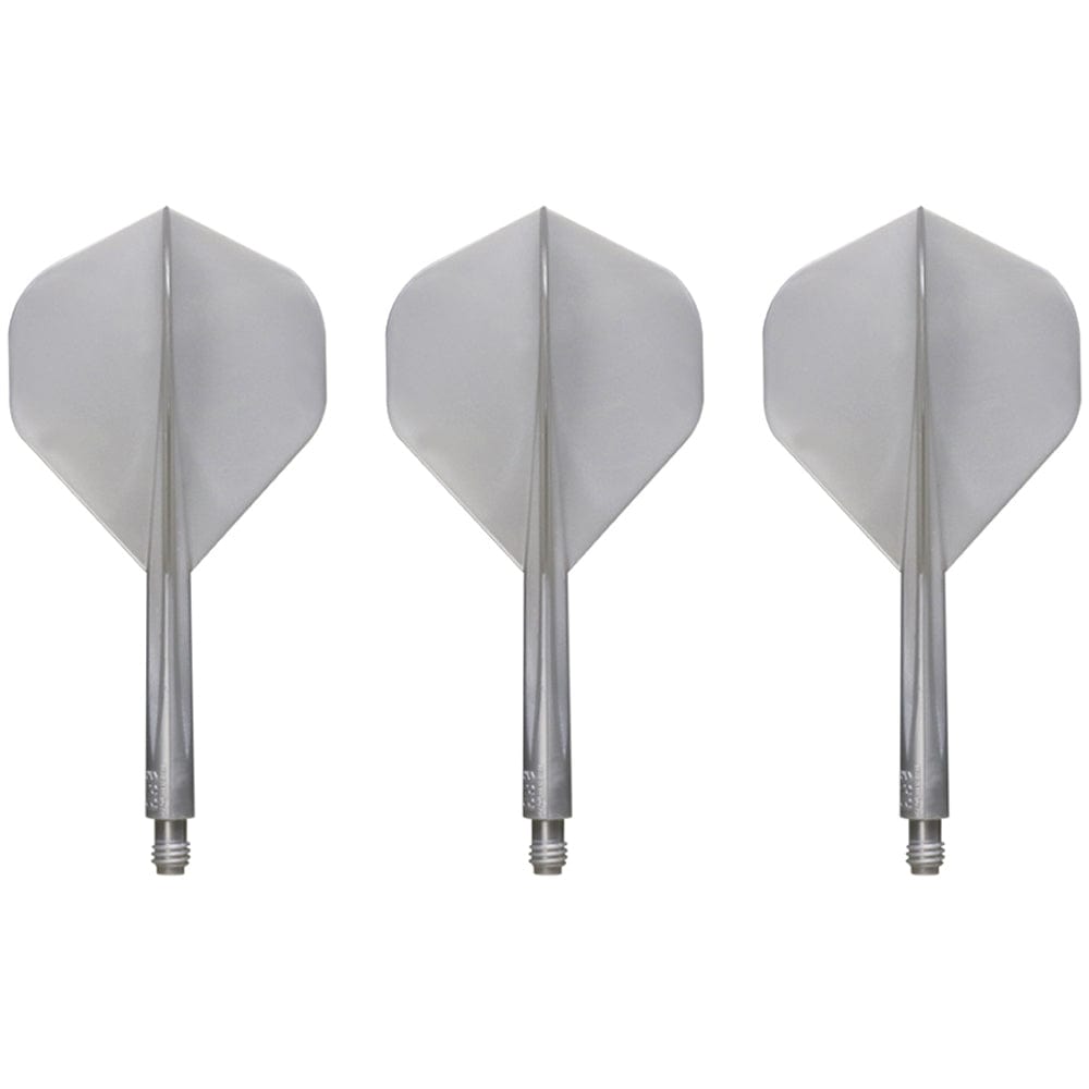 Condor Axe Metallic Dart Flights - Standard - Pearl Silver