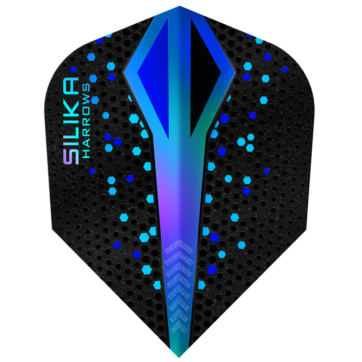 Silika Colourshift X Standard No6 Dart Flights - Blue