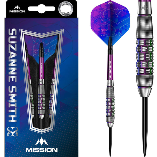Mission Suzanne Smith Darts - Steel Tip - Coral Pvd