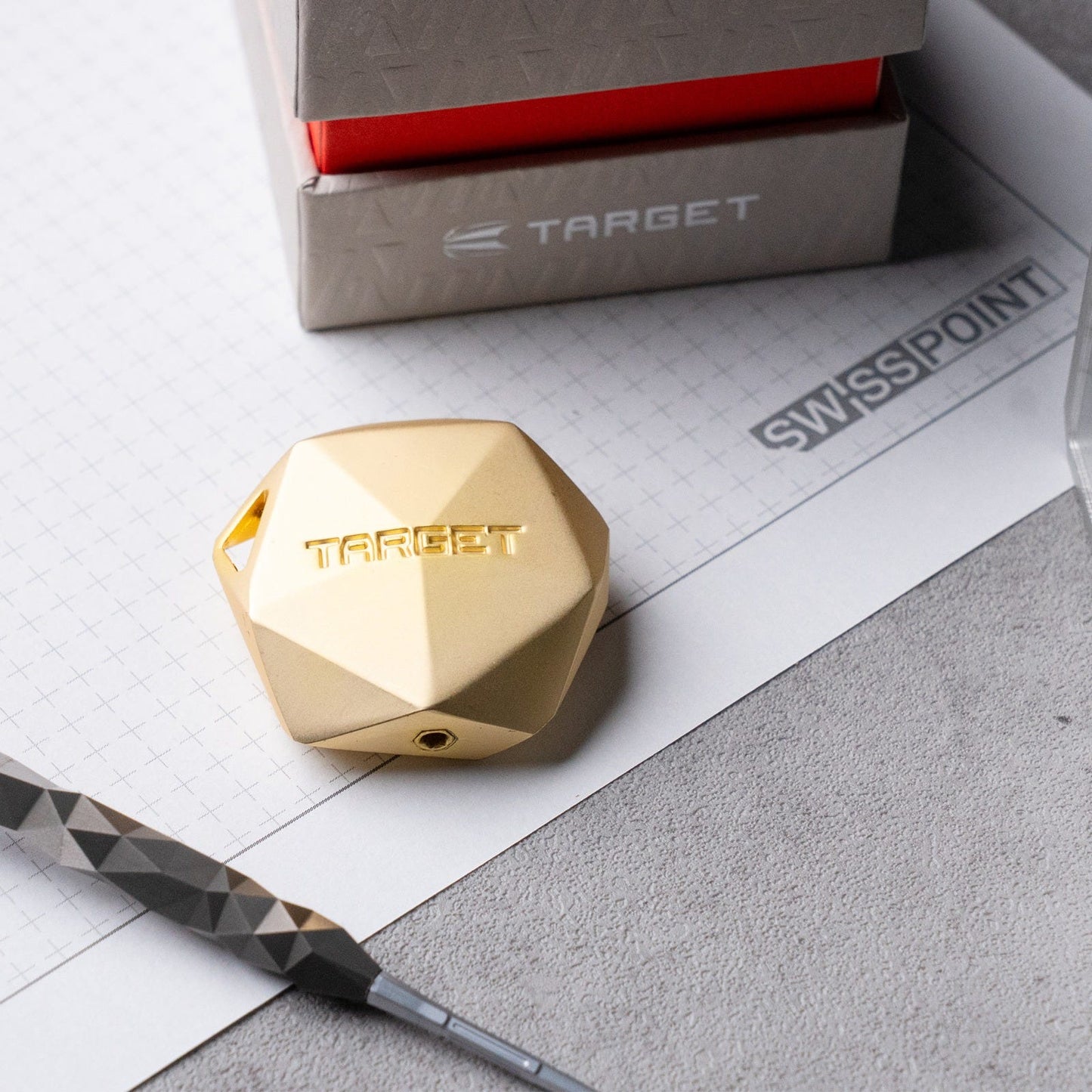 Target Elysian Archetype 43 Swiss Tool - Gold detail