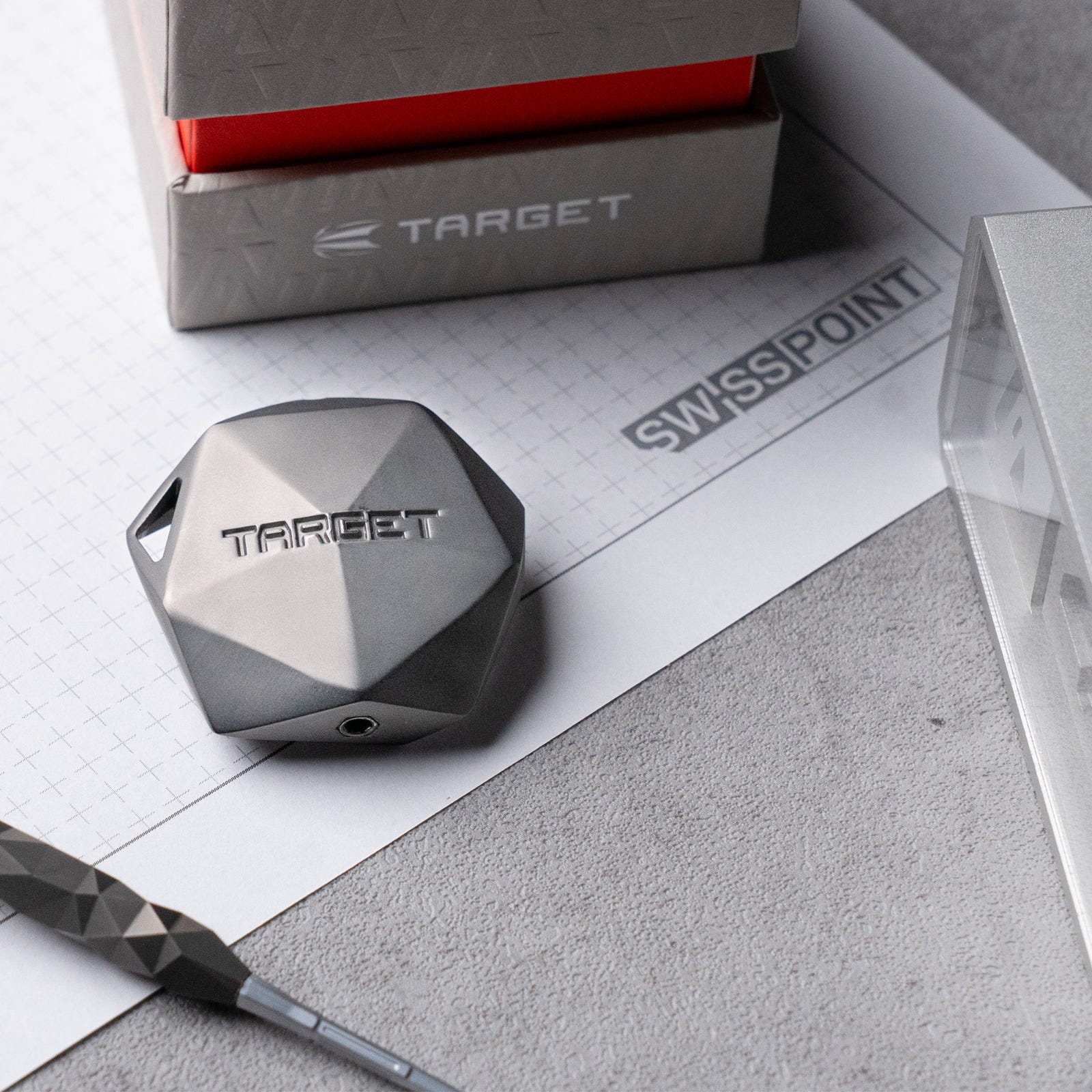 Target Elysian Archetype 43 Swiss Tool - Silver detail
