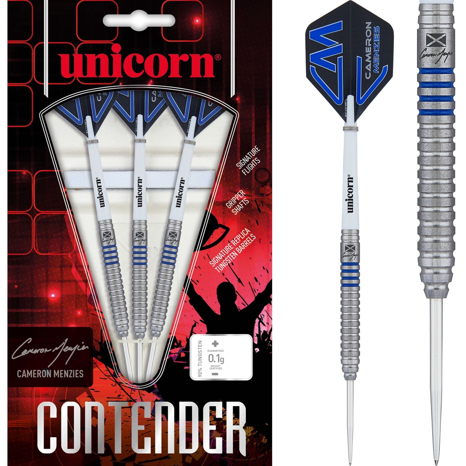 Cameron Menzies Phase 2 90% Tungsten Steel Tip Darts By Unicorn